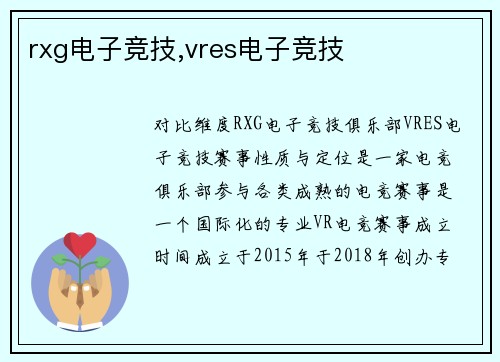 rxg电子竞技,vres电子竞技